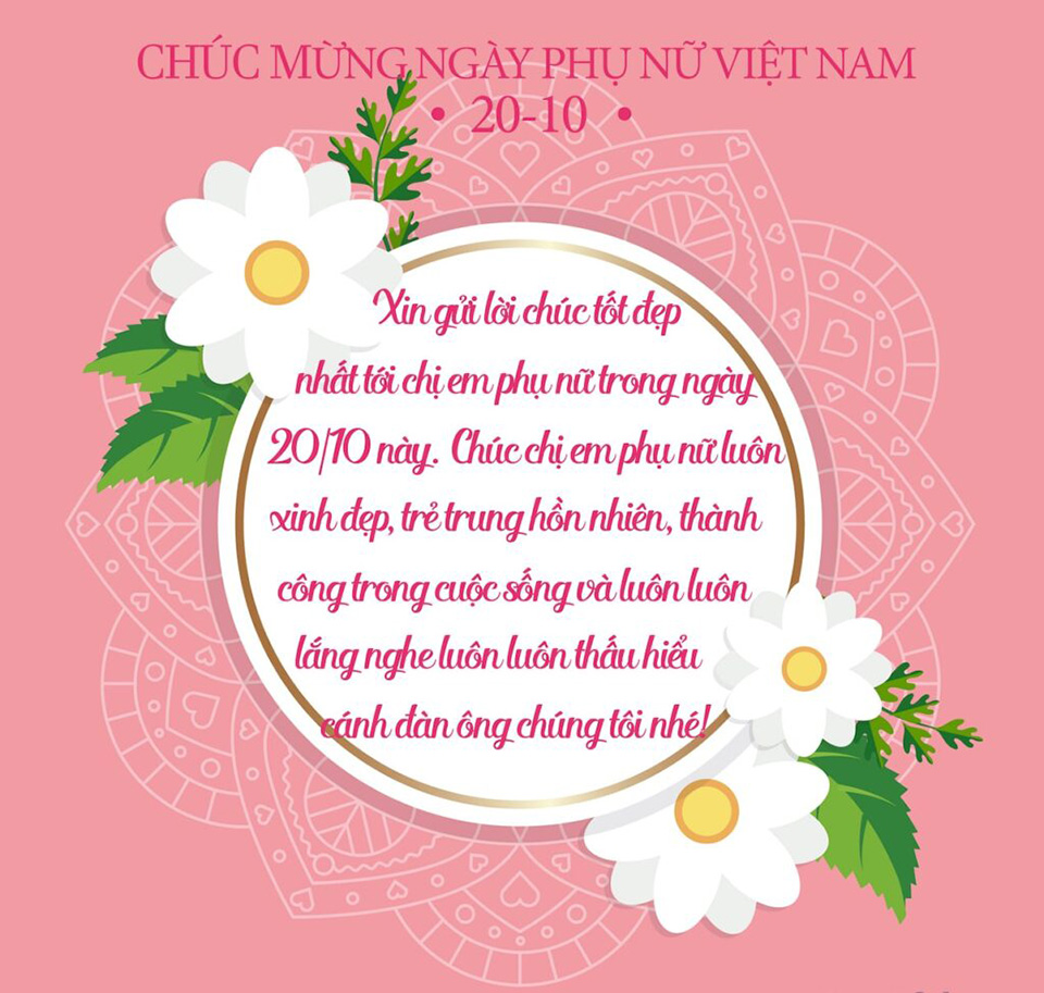 Hình Ảnh 20 10 Đẹp Hài Ý Nghĩa Chúc Mừng Phụ Nữ Việt Nam