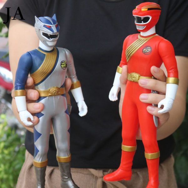 Vỉ đồ chơi bộ 3 siêu nhân Gao Ranger mini bằng nhựa