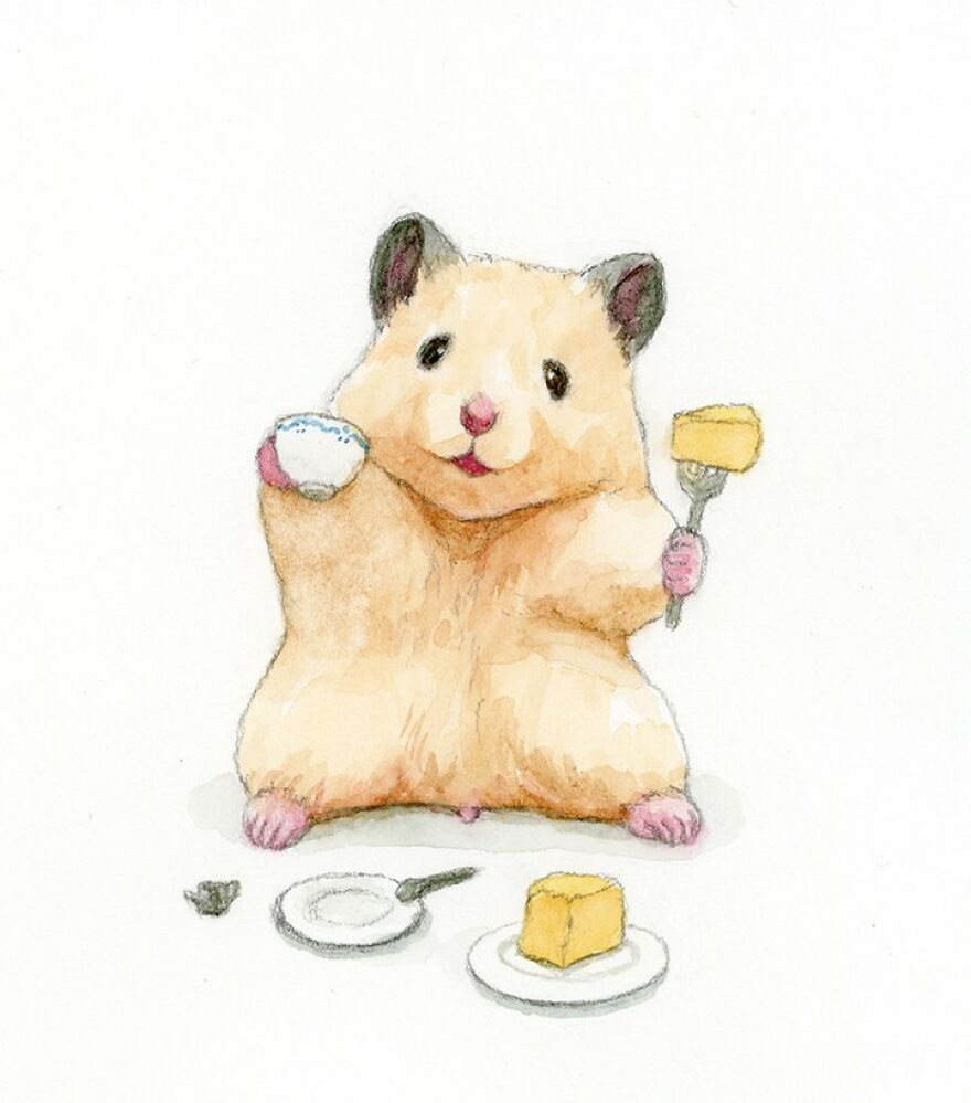 Ảnh động vật cute hình ảnh chuột hamster dễ thương anime đẹp và đáng yêu